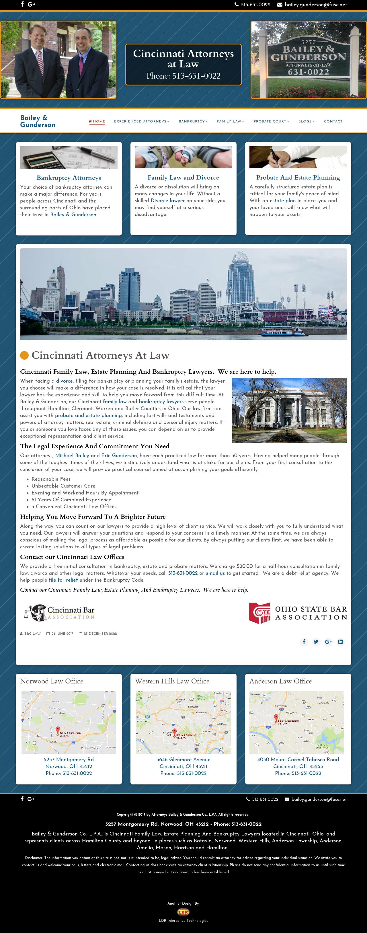 Bailey & Gunderson Co., L.P.A. - Cincinnati OH Lawyers