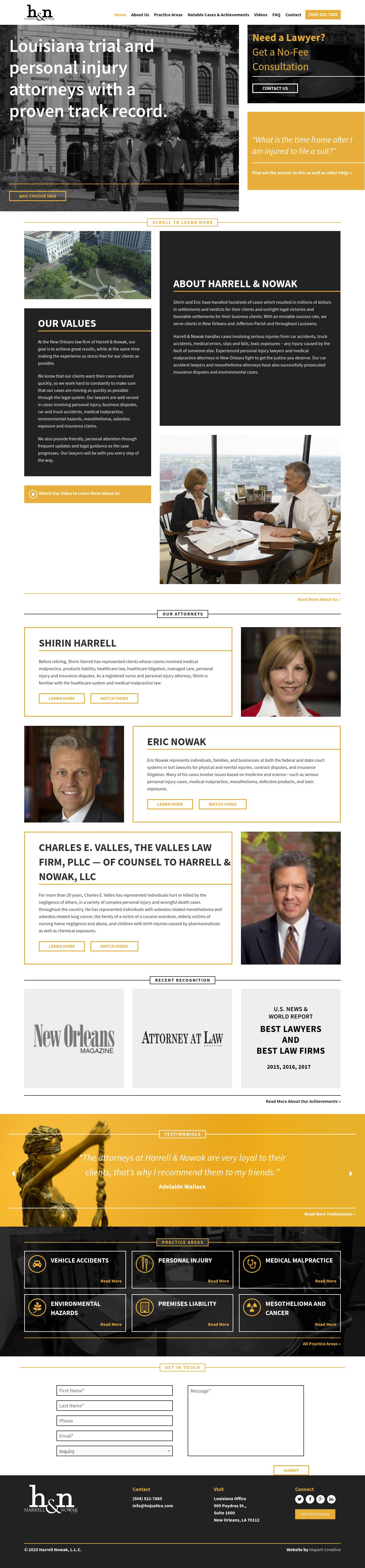 Harrell & Nowak, LLC - New Orleans LA Lawyers