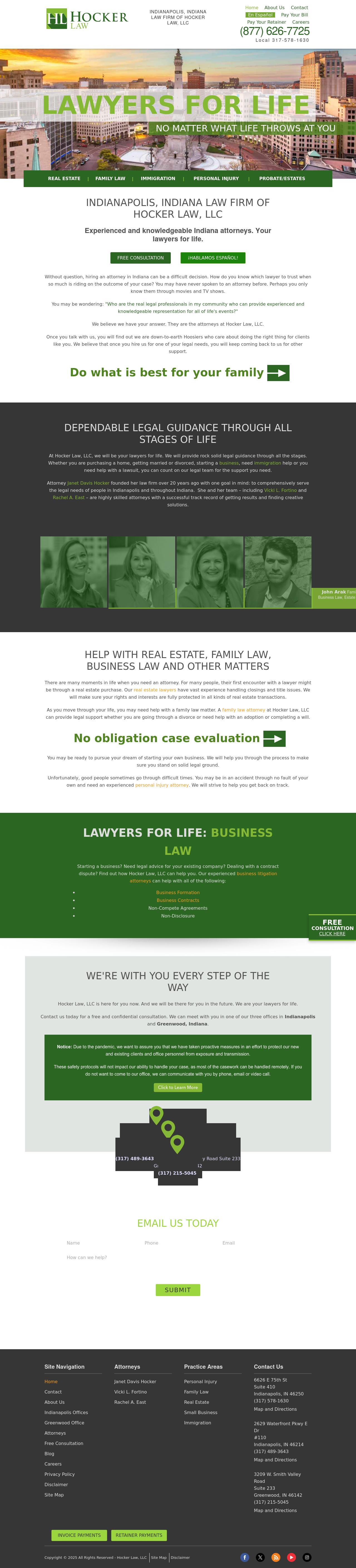 Hocker & Associates, LLC - Indianapolis IN Lawyers