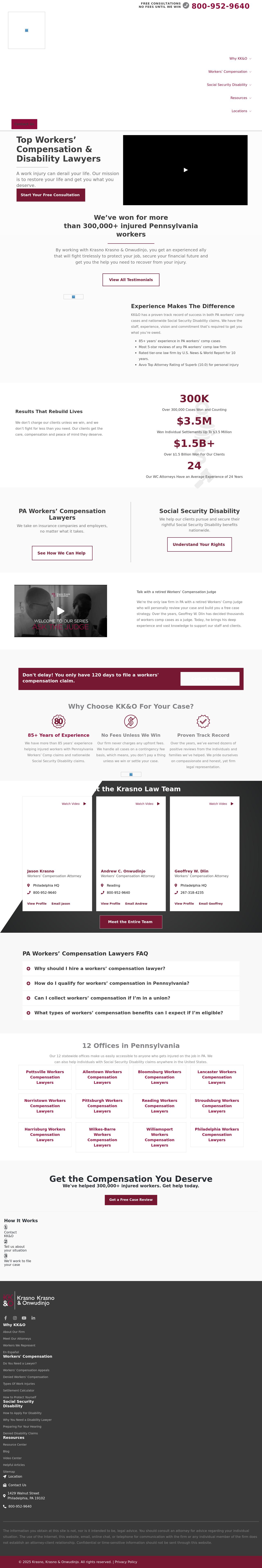 Krasno, Krasno & Onwudinjo - Williamsport  PA Lawyers