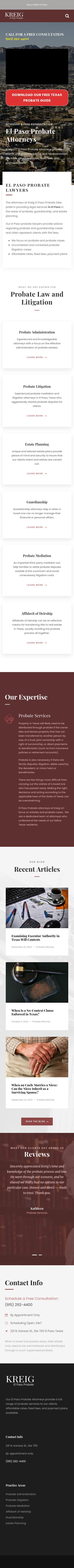 El Paso Probate, Kreig LLC - EL Paso TX Lawyers