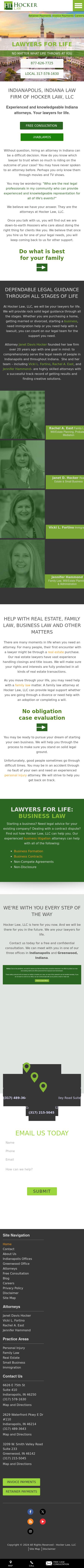 Hocker & Associates, LLC - Indianapolis IN Lawyers