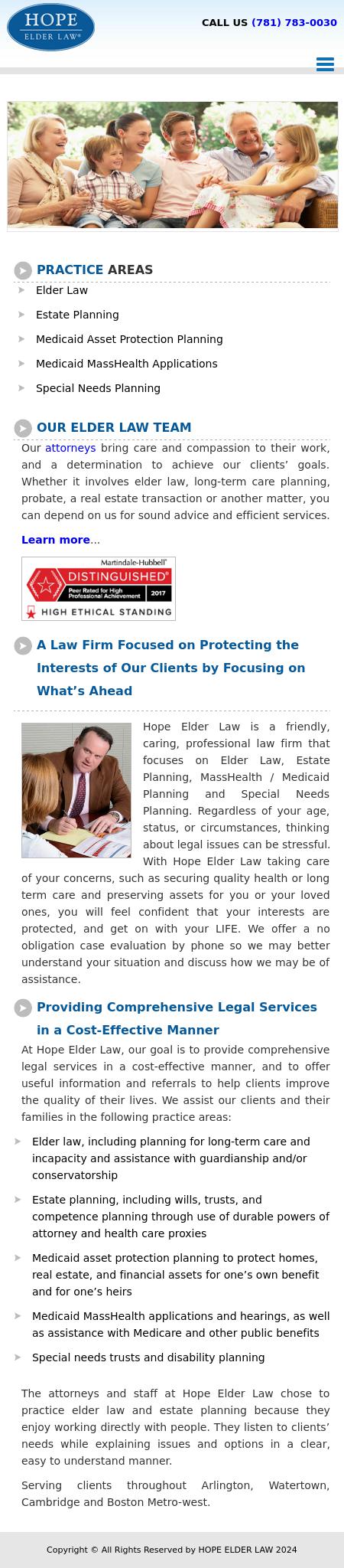 Hope Elder Law - Watertown MA Lawyers