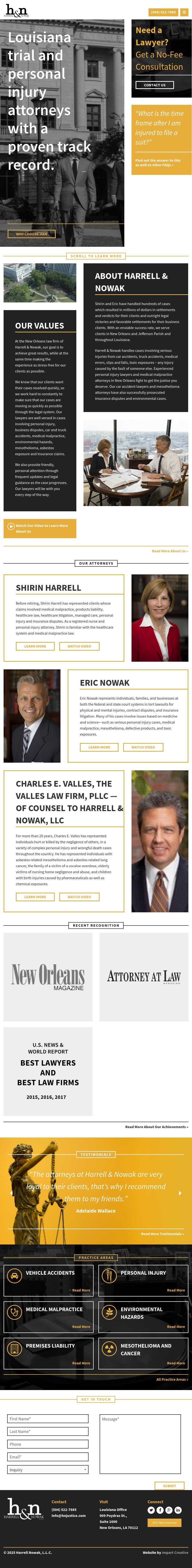 Harrell & Nowak, LLC - New Orleans LA Lawyers