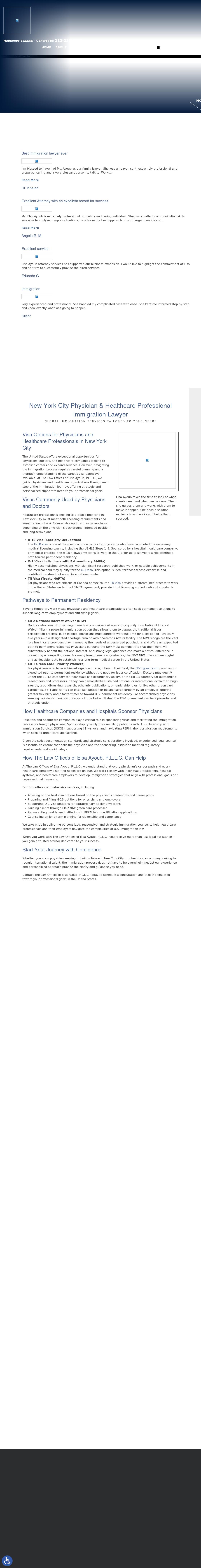 The Law Offices of Elsa Ayoub, P.L.L.C. - New York NY Lawyers